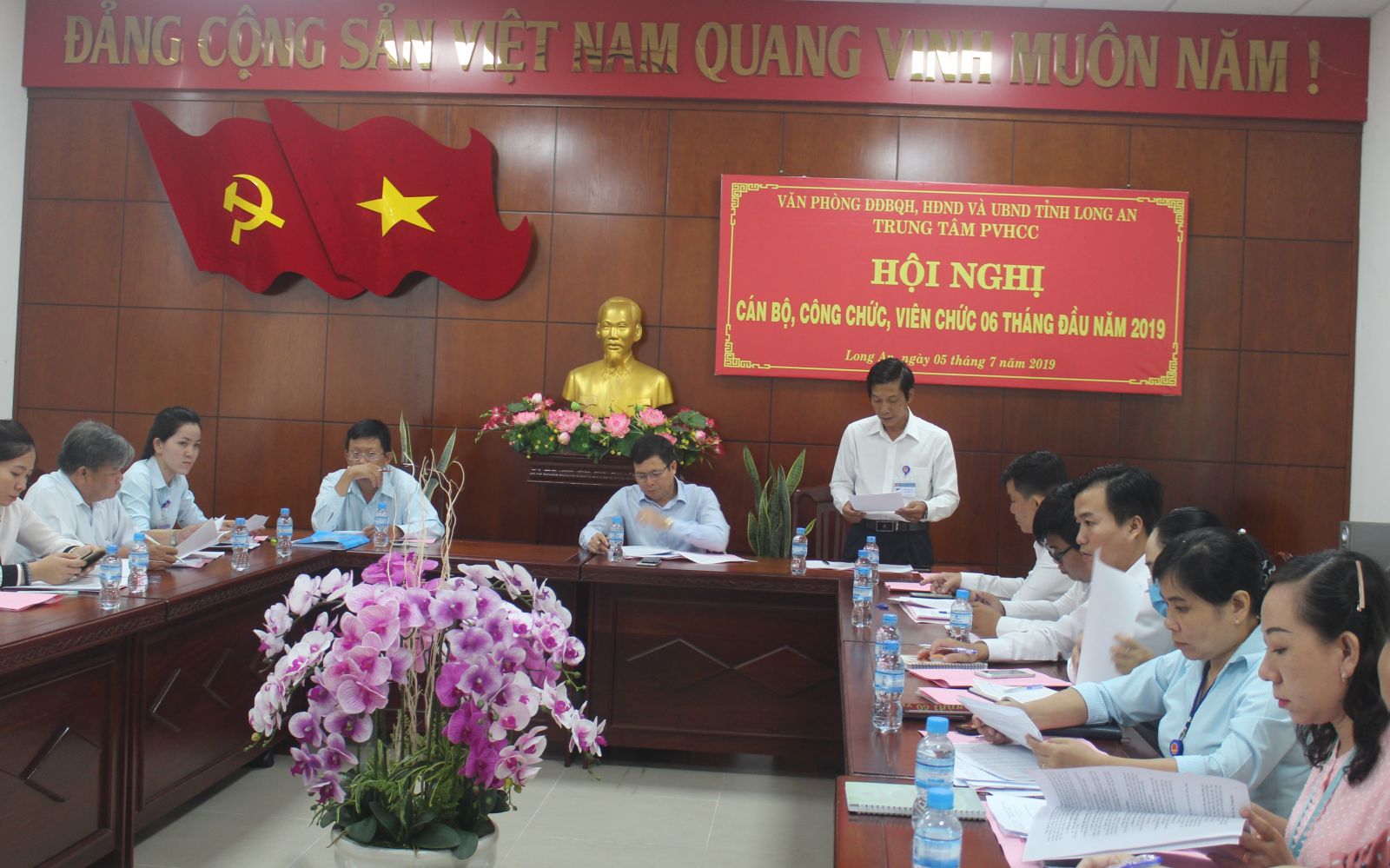 Long An Public Administration Service Center: Satisfaction rate is over 98%