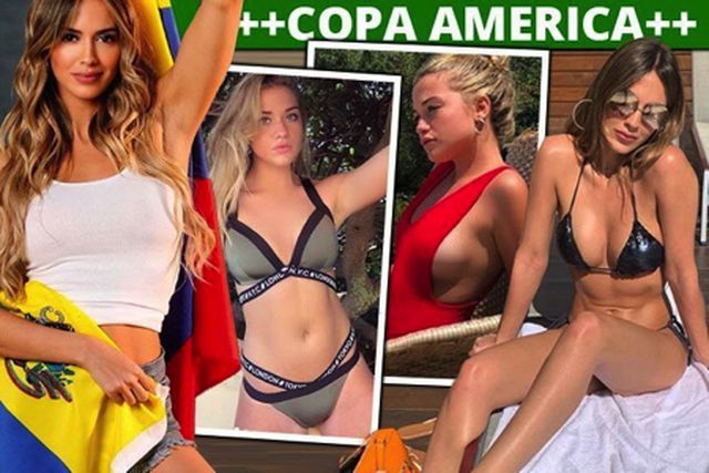 Dàn WAGs bốc lửa quả thực là điểm nhấn đáng chú ý cho Copa America năm nay.