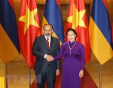 Chủ tịch Quốc hội Nguyễn Thị Kim Ngân hội kiến Thủ tướng Armenia