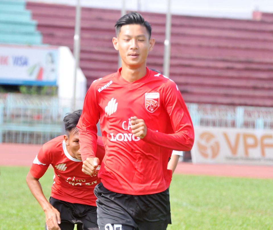 Khắc Vũ - cầu thủ duy nhất của Long An được triệu tập lên tuyển U23