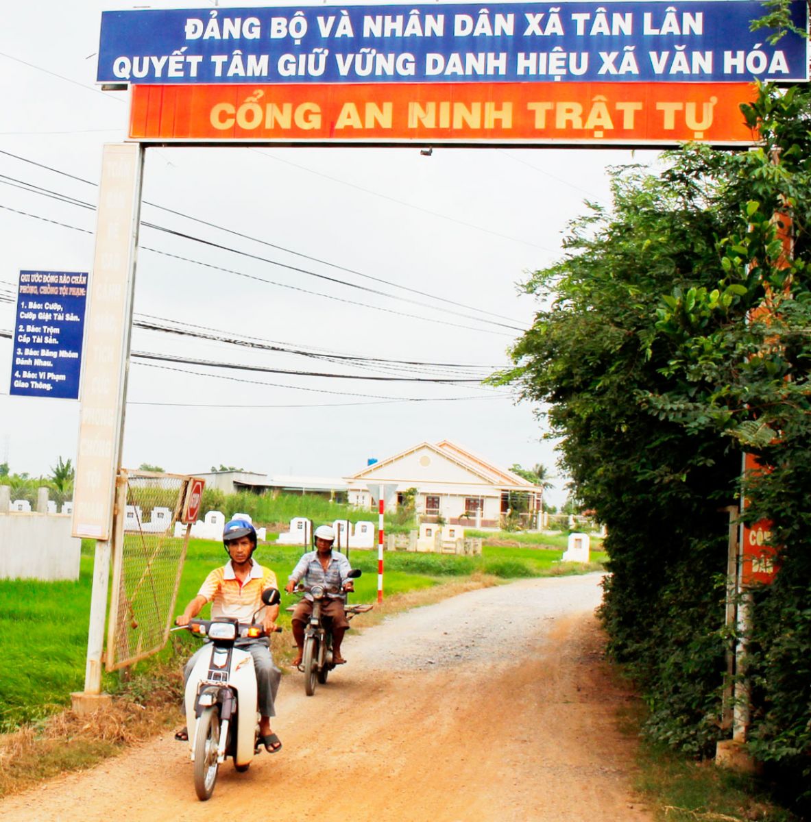 Cổng rào an ninh, trật tự phát huy cao hiệu quả