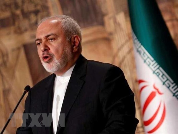 Ngoại trưởng Iran Mohammad Javad Zarif trong bài phát biểu tại Tehran. (Nguồn: IRNA/TTXVN)