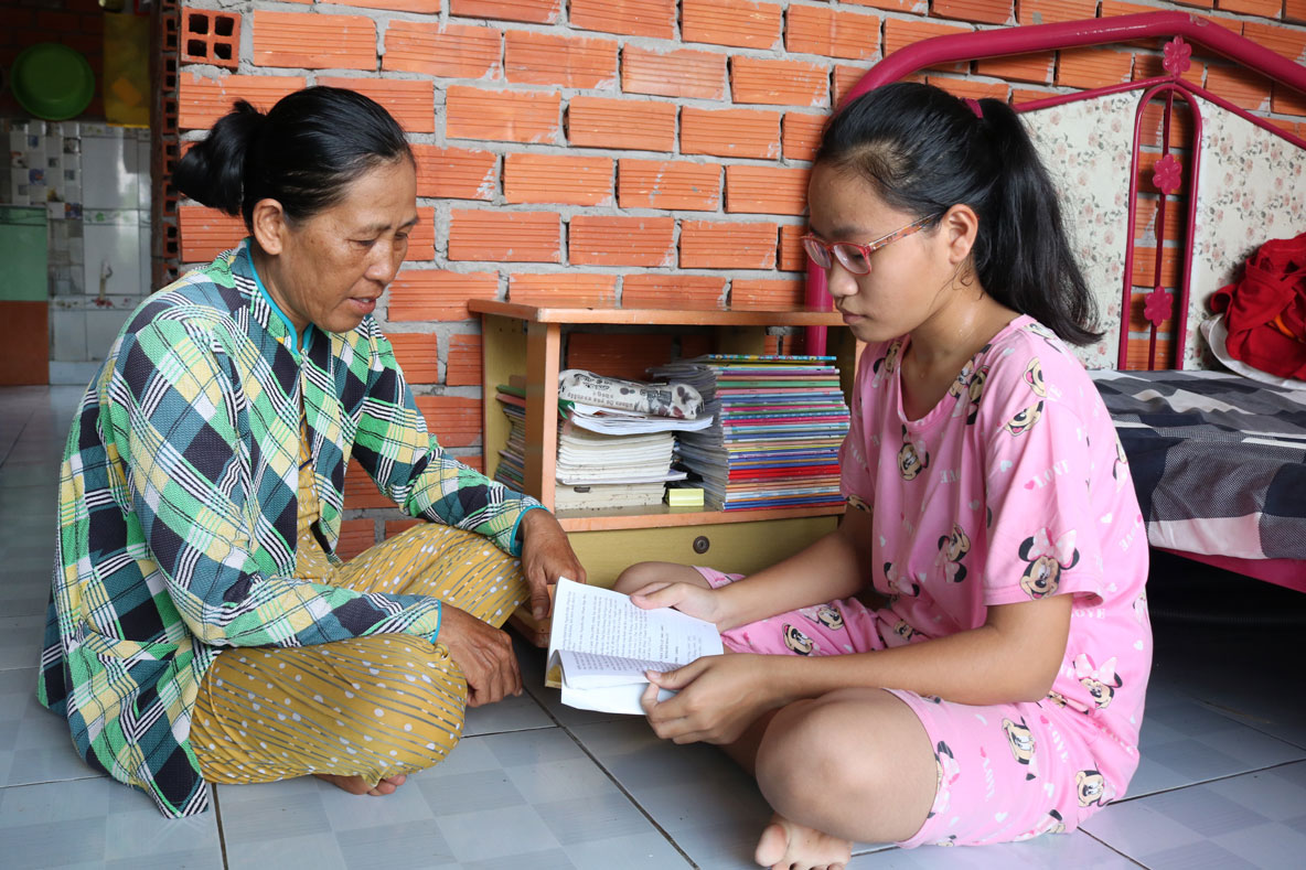 Cuối năm 2018, chị Nguyễn Thị Thu Nga tự nguyện đăng ký xin thoát nghèo