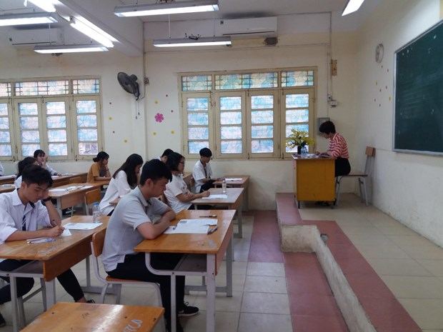 Bí quyết điều chỉnh nguyện vọng xét tuyển đại học 'ăn chắc' đỗ Thí sinh dự thi trung học phổ thông quốc gia 2019. (Ảnh: Phạm Mai/Vietnam+)