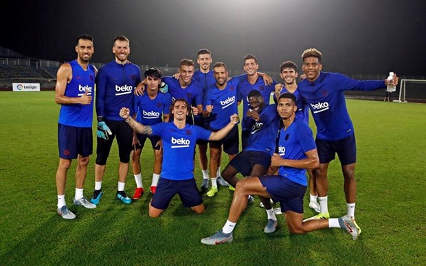 Barcelona sẵn sàng cho trận 'đại chiến' với Chelsea tại Nhật Bản