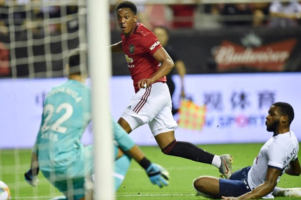 Martial mở tỷ số cho Manchester United. (Nguồn: AFP/Getty Images)