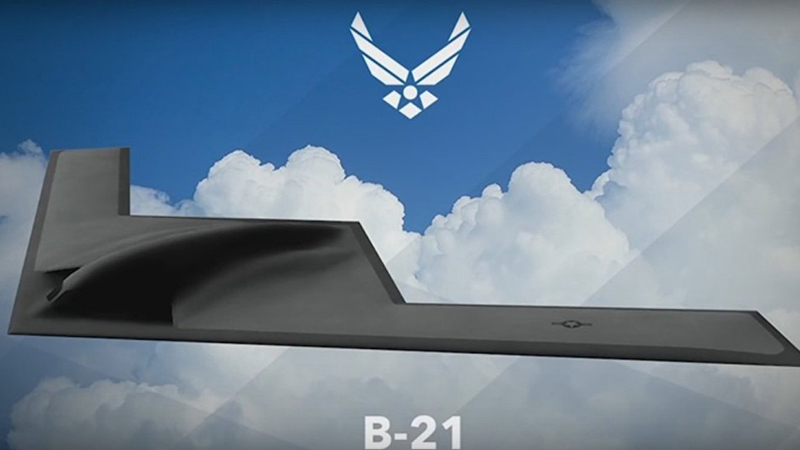 Mẫu thiết kế B-21 Raider. Ảnh: Youtube