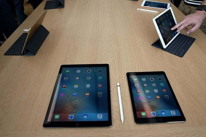 Loạt iPad ra mắt vào tháng 9 tới sẽ hỗ trợ Touch ID thay vì Face ID. Ảnh: AFP