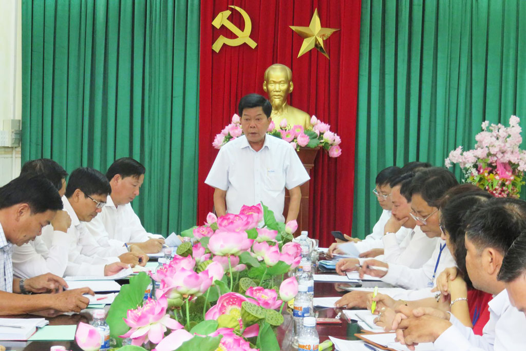 Sở Công Thương Long An cần làm việc với nhà đầu tư hạ tầng cụm công nghiệp để đẩy nhanh tiến độ xây dựng