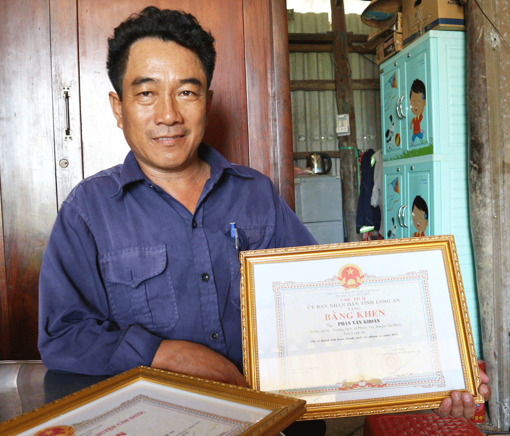 Anh Phan Văn Khoán - một điển hình dân vận khéo của xã Phước Tuy