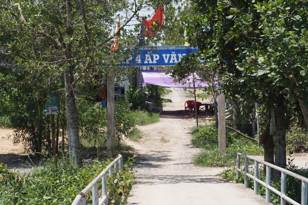 Khu dân cư ấp 4, xã Long Thuận tiếp giáp QLN2.