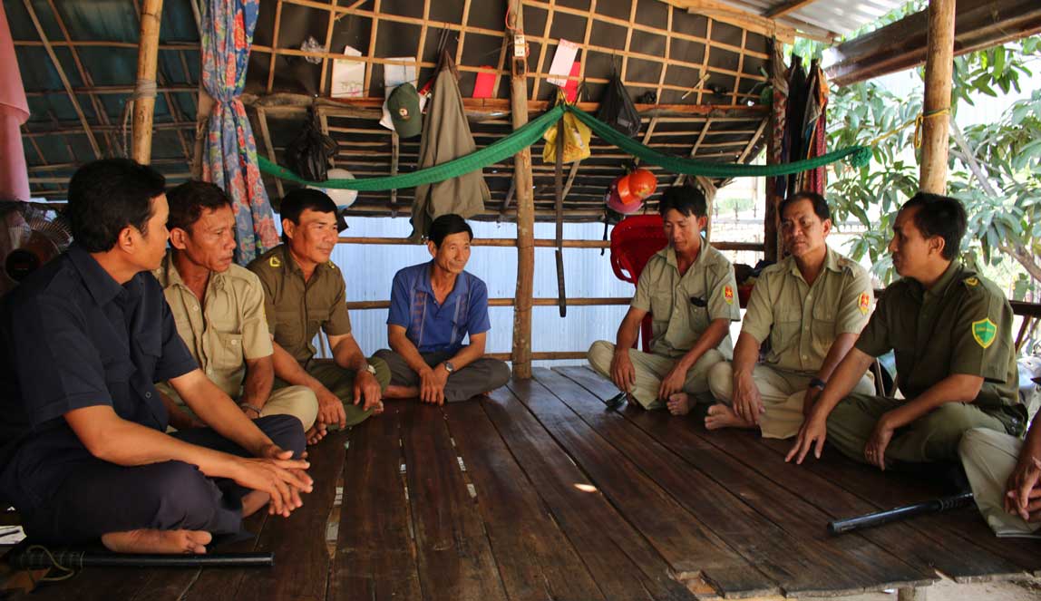 Bảo đảm an ninh, trật tự địa bàn giáp ranh Tuyên truyền người dân tham gia phòng, chống tội phạm
