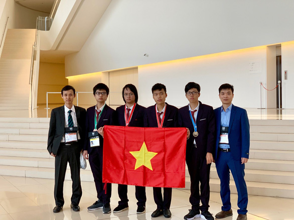 Đội tuyển Việt Nam dự Olympic tin học quốc tế năm 2019 - Ảnh: Bộ GD-ĐT