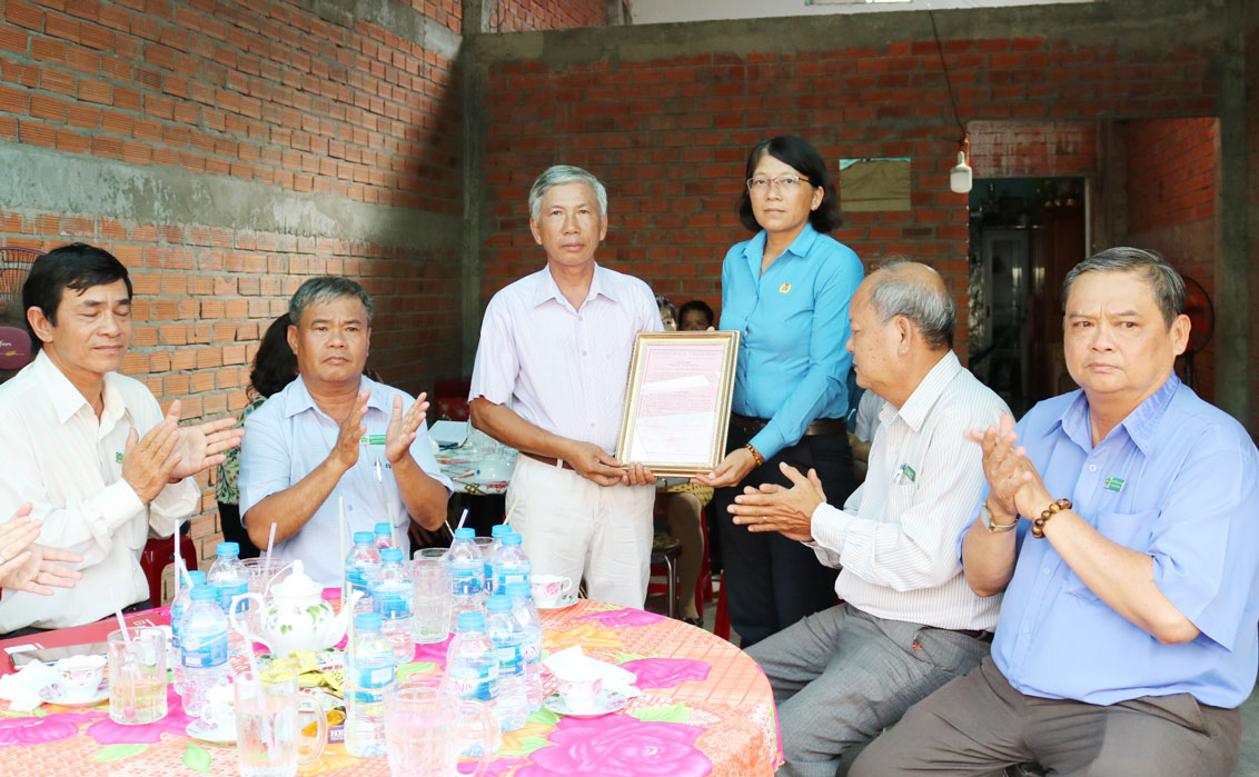 Mái ấm Công đoàn, chương trình được hỗ trợ từ nguồn quỹ "Tấm lòng vàng"