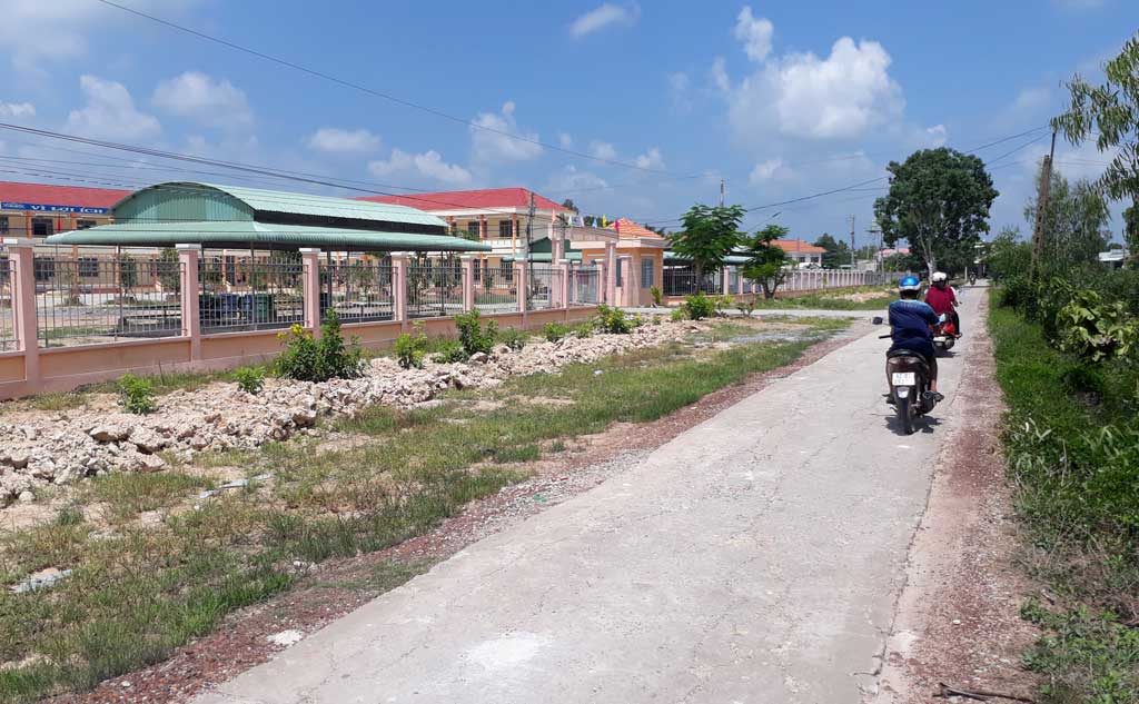 Vĩnh Hưng: Huy động các nguồn lực đầu tư xây dựng nông thôn mới Trường lớp được đầu tư khang trang