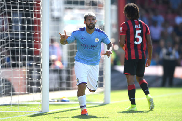 Sergio Aguero lập cú đúp, Man City dễ dàng đánh bại Bournemouth