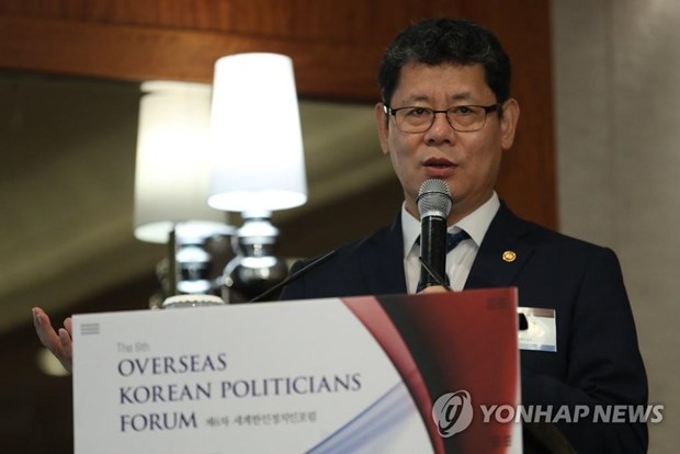 Bộ trưởng Thống nhất Hàn Quốc Kim Yeon-chul. (Nguồn: Yonhap)