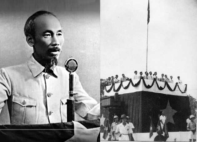 Chủ tịch Hồ Chí Minh đọc bản Tuyên ngôn Độc lập khai sinh nước Việt Nam Dân chủ cộng hòa ngày 02/9/1945 (Ảnh tư liệu)