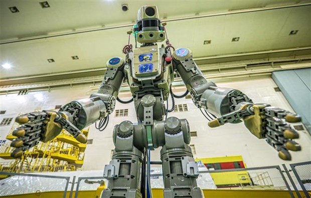 Robot Fedor của Nga. (Ảnh: AFP/TTXVN)