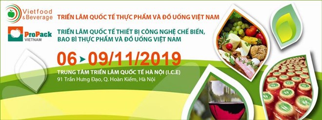 Int’l food, beverage expo to take place in Hanoi in November Source: internet