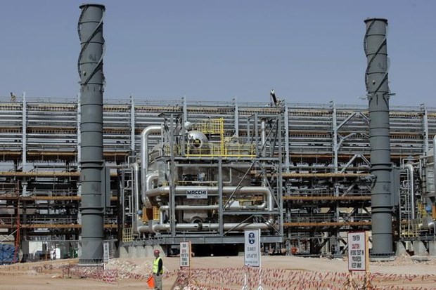 Một cơ sở lọc dầu tại Al-Khurais, Saudi Arabia. (Ảnh: AFP/TTXVN)