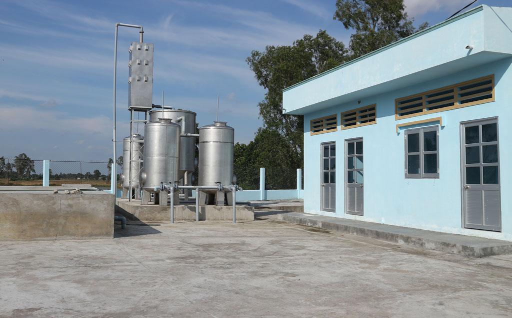 Tan Dong: Rural infrastructure built Tan Dong strives to have 55 percent of households using clean water by the end of 2019
