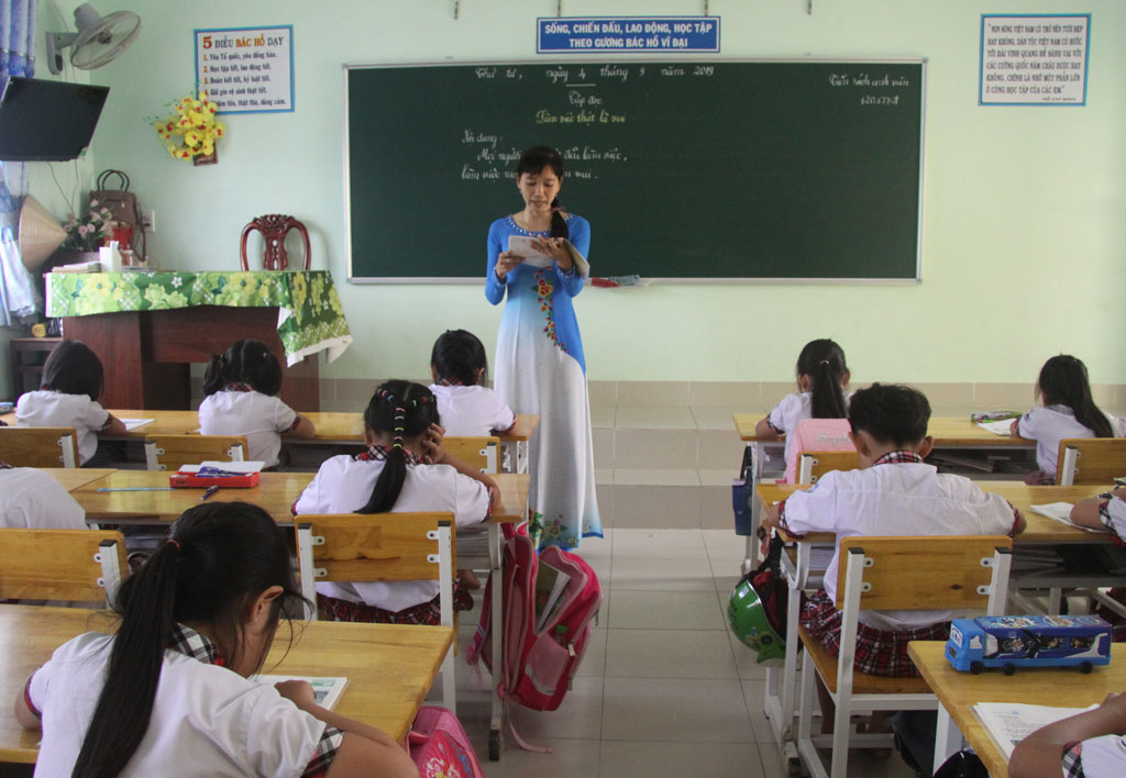 Trường Tiểu học thị trấn Thủ Thừa - Bước sang trang mới Chất lượng giáo dục trường được nâng cao