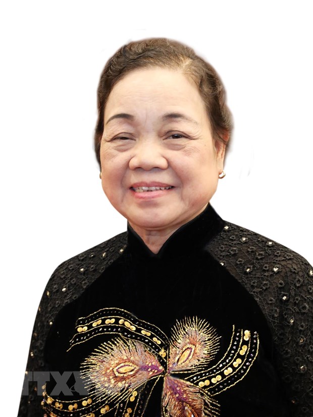 Bà Hà Thị Khiết, Phó Chủ tịch không chuyên trách Ủy ban Trung ương Mặt trận Tổ quốc Việt Nam, nguyên Bí thư Trung ương Đảng, nguyên Trưởng Ban Dân vận Trung ương. (Ảnh: TTXVN)