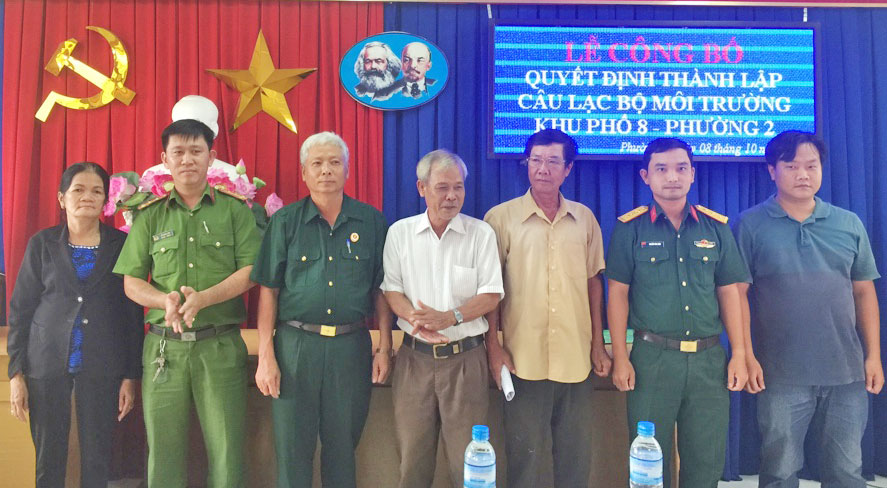 Hội Cựu chiến binh phường 2 ra mắt Câu lạc bộ “Môi trường cựu chiến binh”