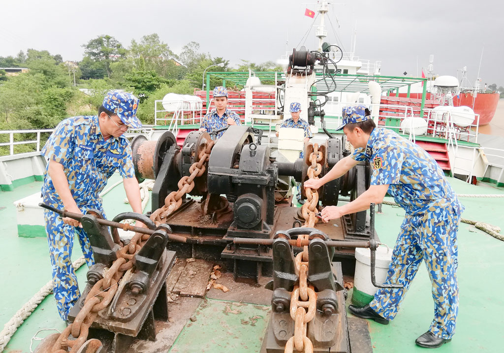 Tàu 996 được bảo quản, bảo dưỡng sau giờ huấn luyện