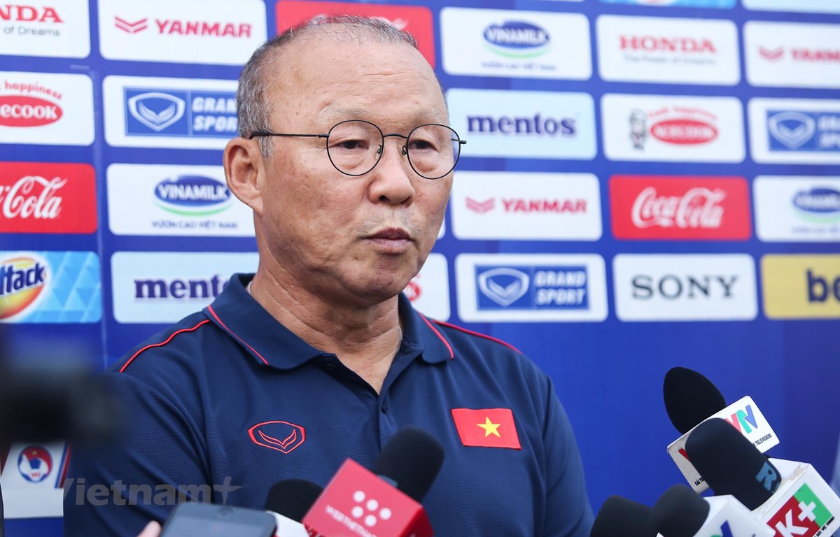 HLV Park Hang-seo không cho rằng U23 Việt Nam có bảng đấu dễ dàng tại vòng chung kết U23 châu Á 2020 tại Thái Lan. (Ảnh: Nguyên An)