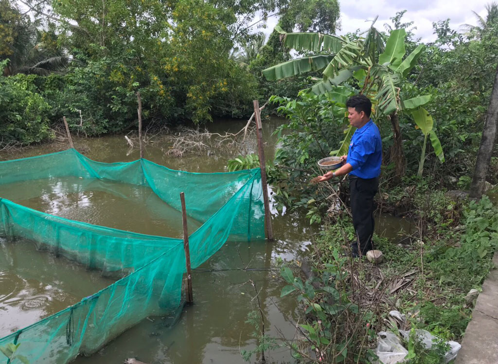 Ngoài làm tốt công tác Đoàn, anh Giang còn là thanh niên mạnh dạn khởi nghiệp