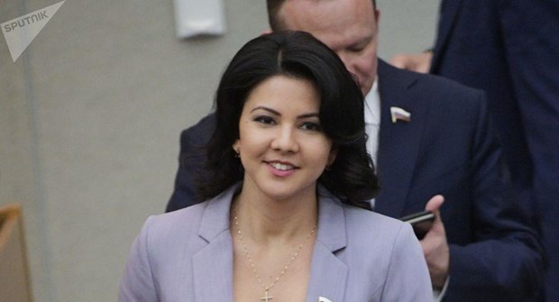 Nữ nghị sỹ Nga Inga Yumasheva. (Nguồn: Sputnik)