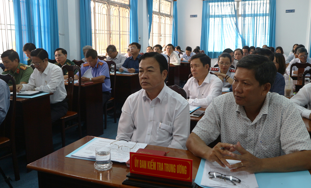 9 tháng năm 2019, cấp ủy các cấp xem xét xử lý kỷ luật 66 đảng viên