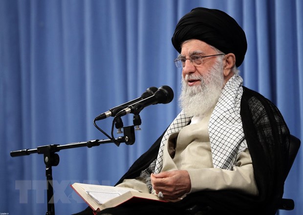  Đại giáo chủ Ali Khamenei phát biểu tại Tehran, ngày 17/9. (Nguồn: AFP/TTXVN)