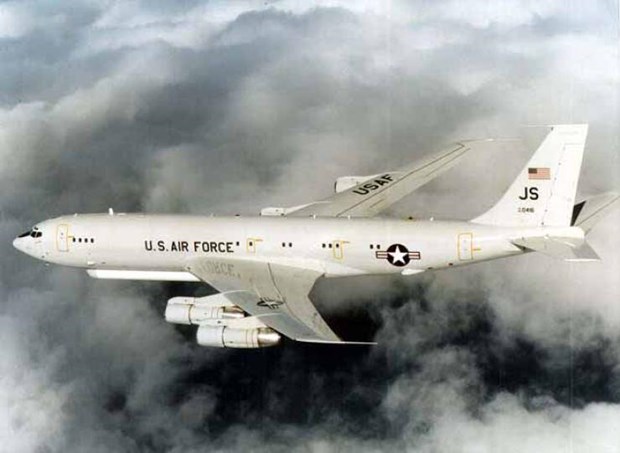 Aircraft Spots cho biết Mỹ đã điều máy bay do thám E-8C bay đến các khu vực gần bán đảo Triều Tiên. (Nguồn: Yonhap)