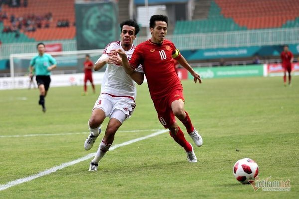 U23 Việt Nam từng thua đáng tiếc U23 UAE ở trận tranh HCĐ Asiad 18