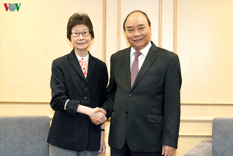 Thủ tướng tiếp bà Lee Ju Song - Giám đốc Khu vực Châu Á – Phòng Thương mại Quốc tế và Liên đoàn các Phòng Thương mại Thế giới