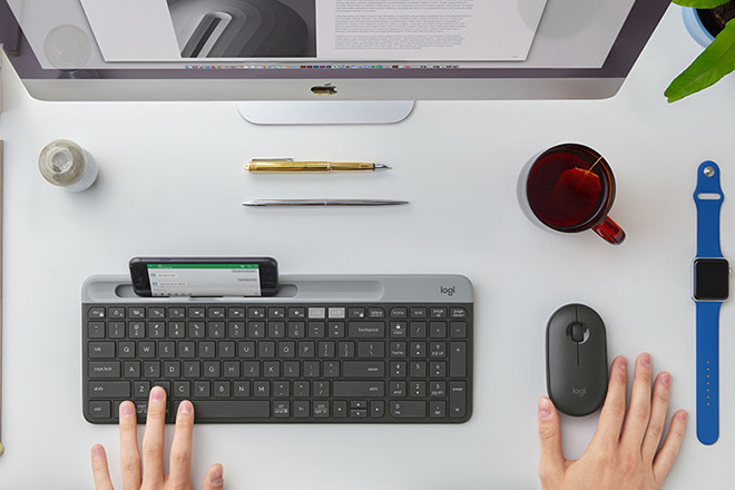 Bàn phím và chuột đầu tiên của Logitech tạo ra cho Chrome OS. Ảnh: Logitech