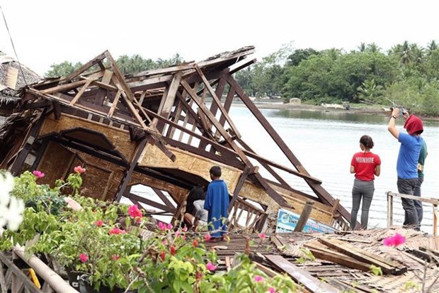 Động đất có độ lớn 6,4 tại miền Nam Philippines. (Nguồn: AFP/TTXVN)
