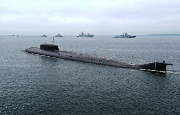 Tàu ngầm hạt nhân Omsk. (Nguồn: Goodfon)