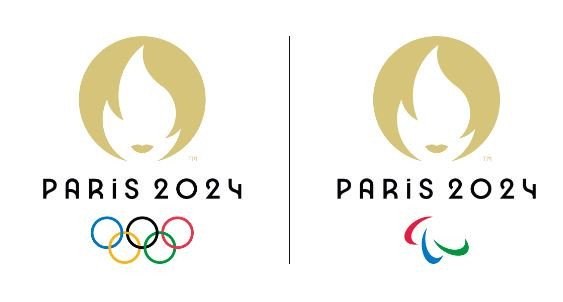 Logo Thế vận hội Olympic và Paralympic 2024. (Nguồn: RT)