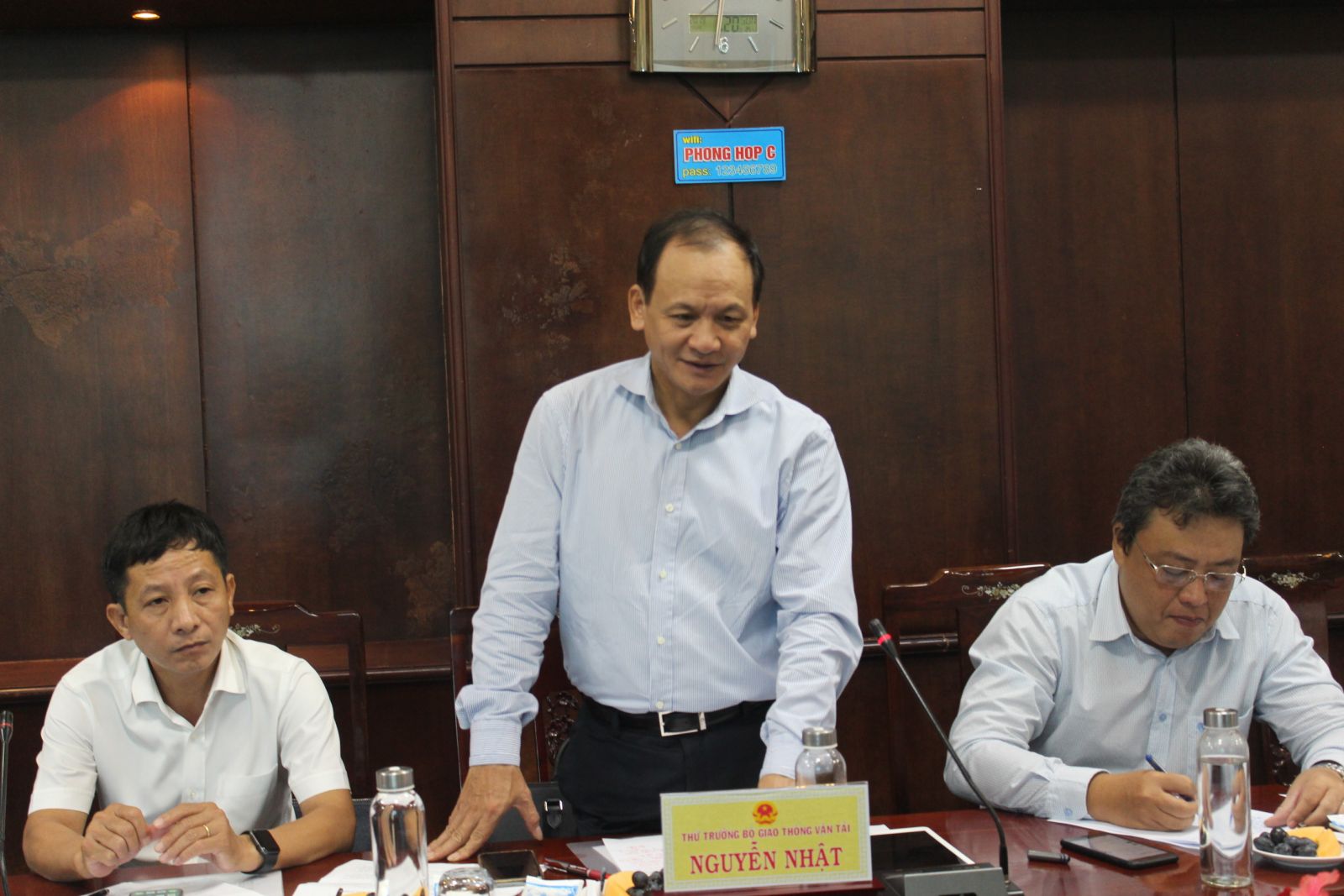 Long An: Deputy Minister of Transport - Nguyen Nhat works with Long An province on NH 1 bypass