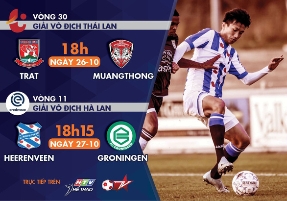 Lịch thi đấu của Văn Hậu, Văn Lâm cuối tuần này