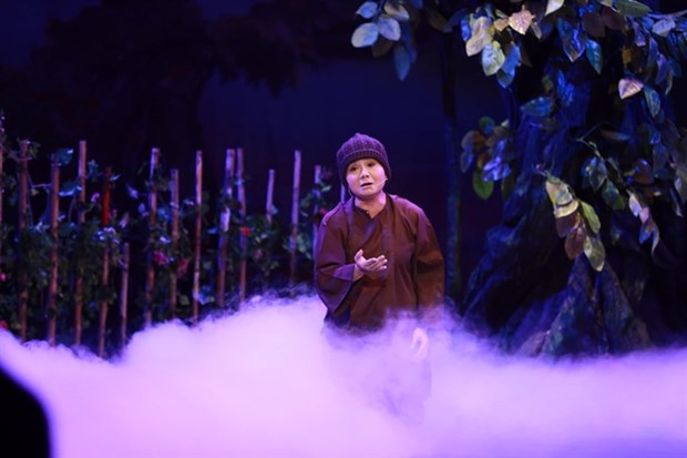 Cai luong masterpiece to be performed in capital Meritorious Artist Thanh Kim Hue is seen at the rehearsal of Lan And Diep, the famous cai luong (reformed theatre) piece. Photo courtesy of the director