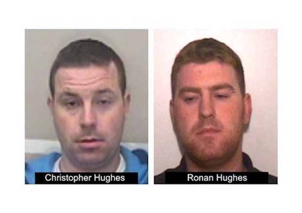 Cảnh sát Anh truy tìm Ronan Hughes và em trai Christopher. (Nguồn: breakingnews.ie)