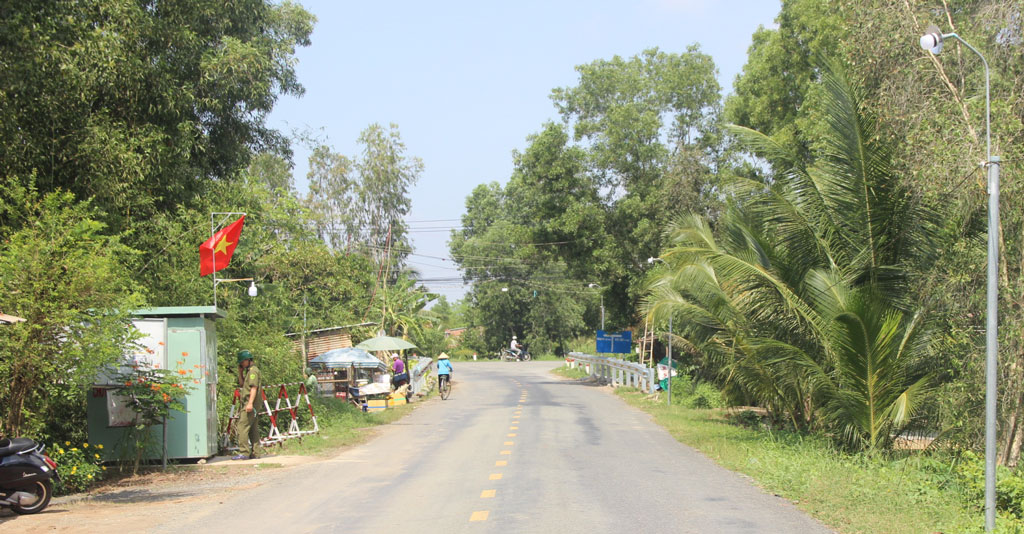 Từ khi có chốt an ninh trật tự trên địa bàn, người dân yên tâm hơn, góp phần bảo đảm an ninh, trật tự tại địa phương