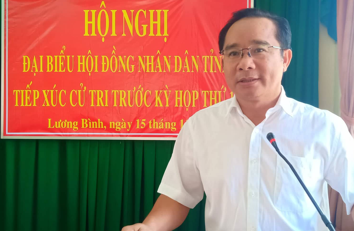  Phó Bí thư Thường trực Tỉnh ủy - Nguyễn Văn Được giải trình một số vấn đề cử tri quan tâm
