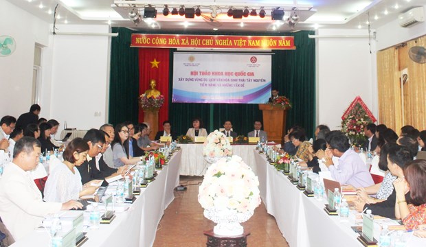 The workshop on cultural and ecological tourism of the Central Highlands held in Buon Ma Thuot city on November 15 (Photo: VNA)