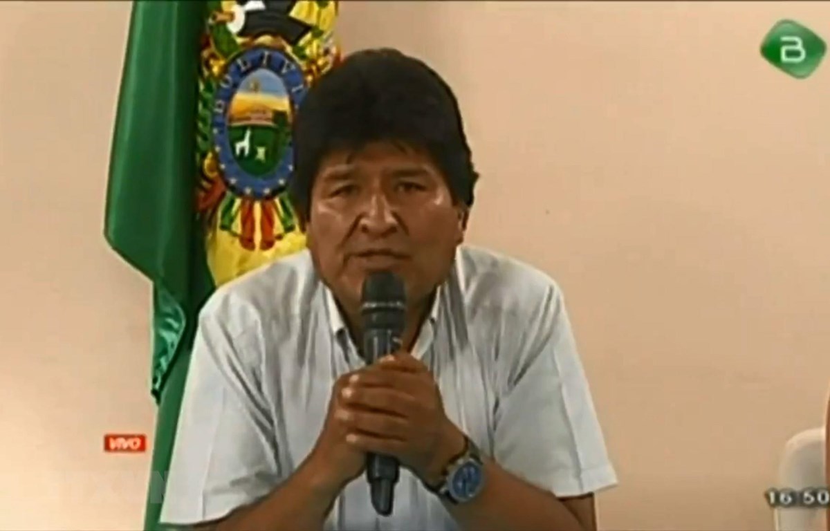 Cựu Tổng thống Bolivia Evo Morales. (Ảnh: THX/TTXVN)